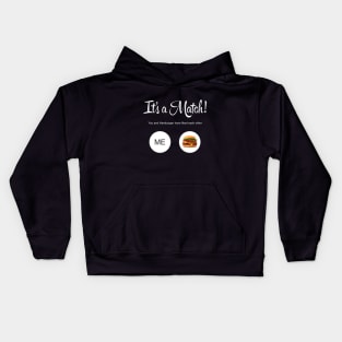 It's a Match! - Hamburger Kids Hoodie